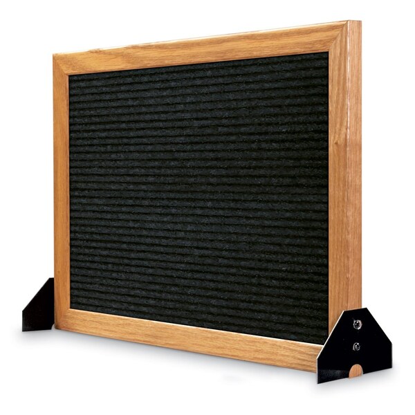 Indoor Enclosed Combo Board, 48"x36", Bronze Frame/Blue & Burgundy